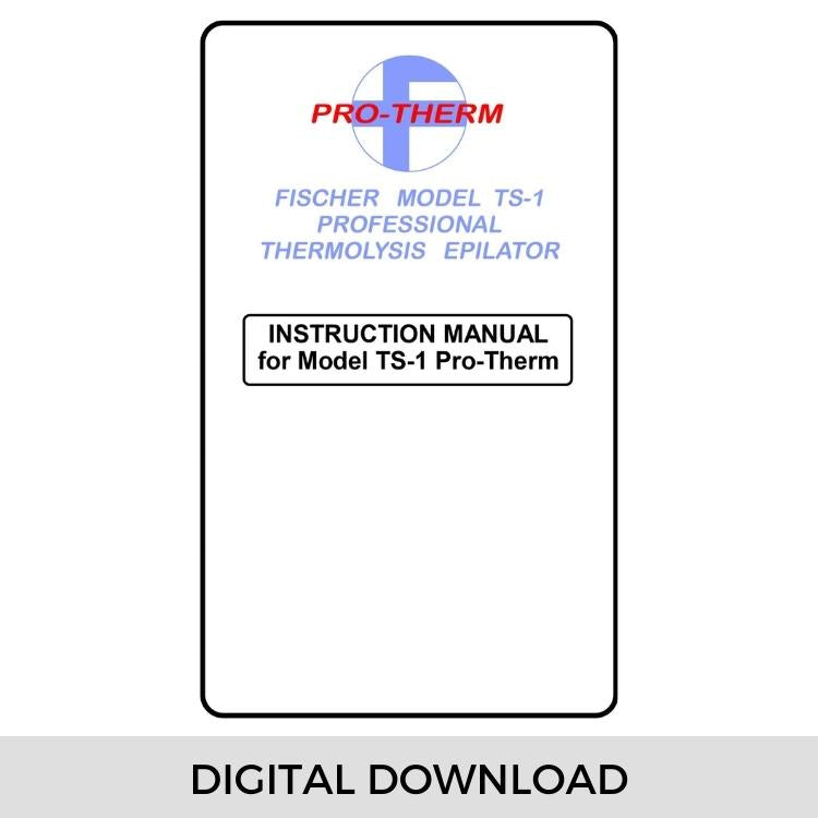 Manual for TS-1 "Pro-Therm" Epilator | Digital Download