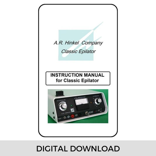 Manual for Classic Model Epilator | Digital Download